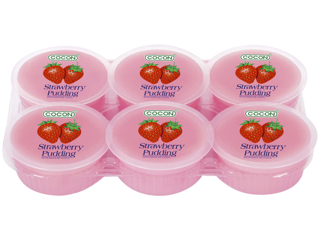 Erdbeerpudding Nata de Coco