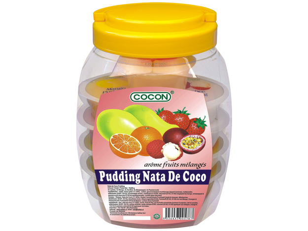 Pudding mit Nata de Coco (Sortiment)