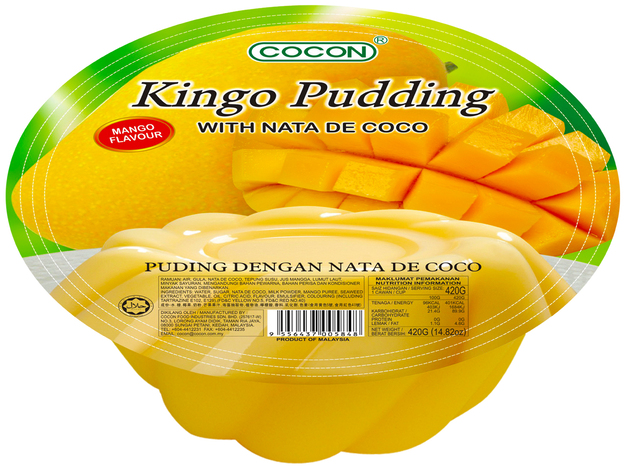 Kingo Mango Pudding mit Nata de Coco
