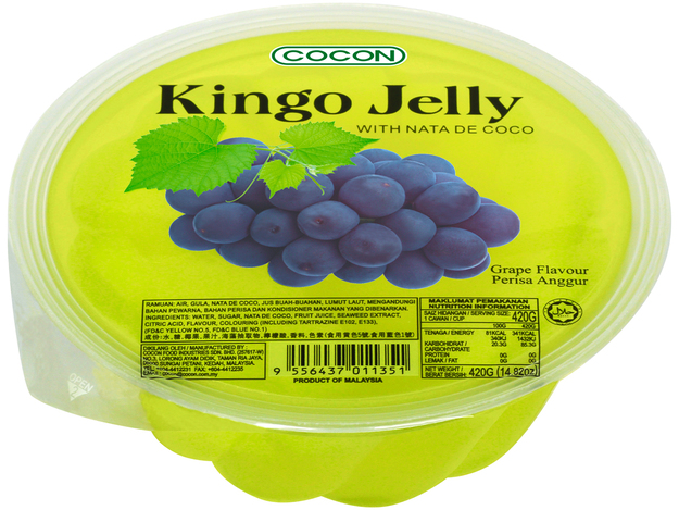 Kingo Trauben Jelly mit Nata de Coco
