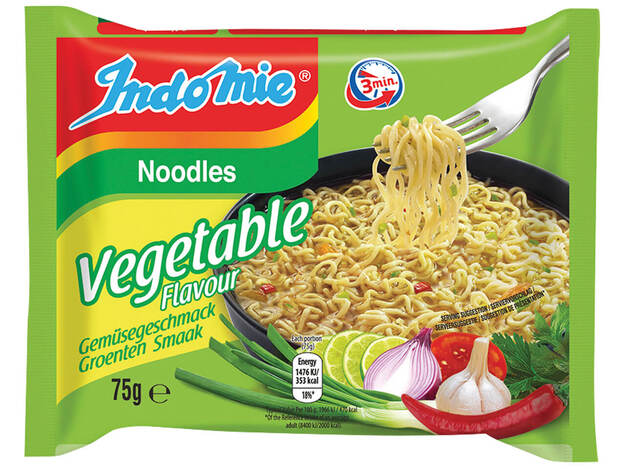 Instant Nudeln Gemüse