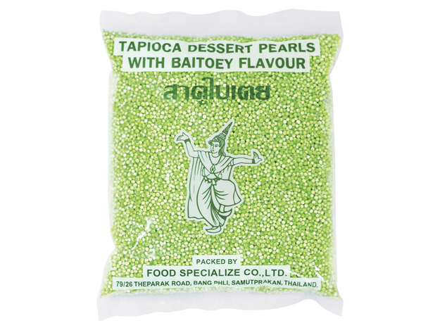 Tapiokaperlen mit Pandan-Geschmack