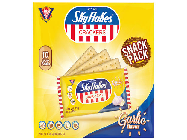 Sky Flakes Cracker Knoblauch