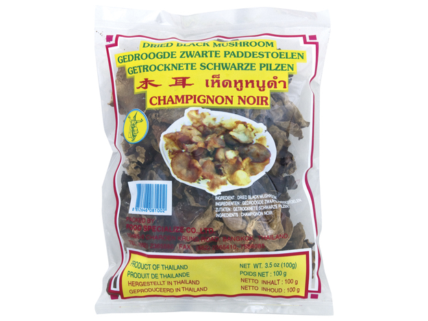 Getrocknete Schwarze Pilze