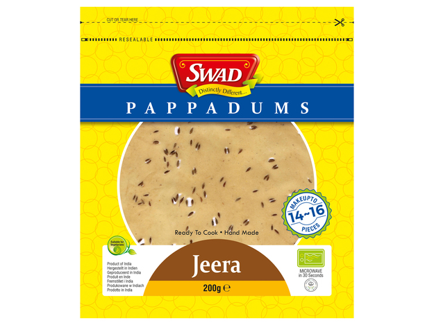 Jeera Kümmel Papadams