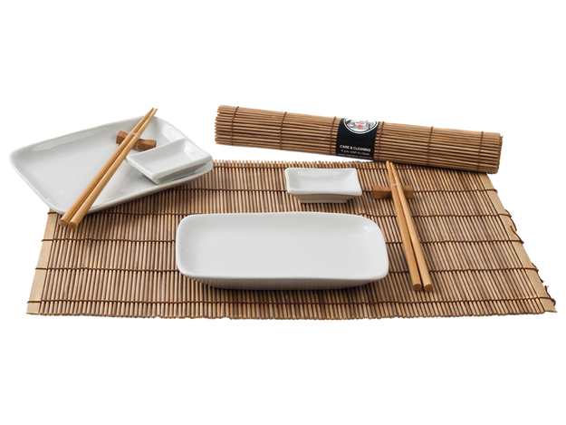 Sushi Tischgeschirrset (Braun)