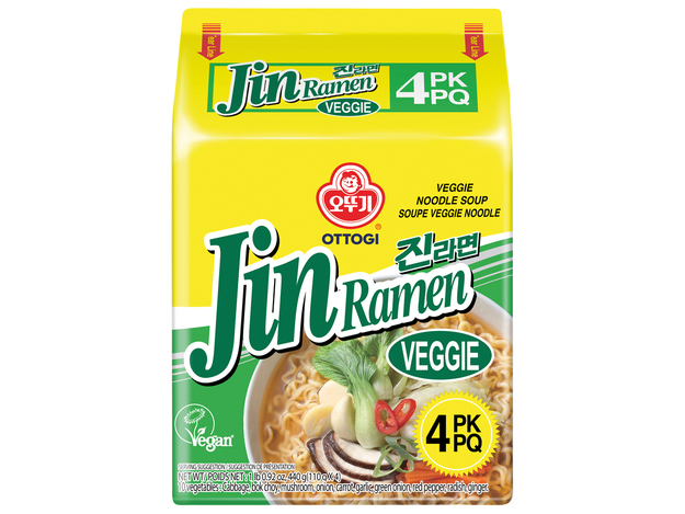 Instant Nudeln Jin Ramen Gemüse