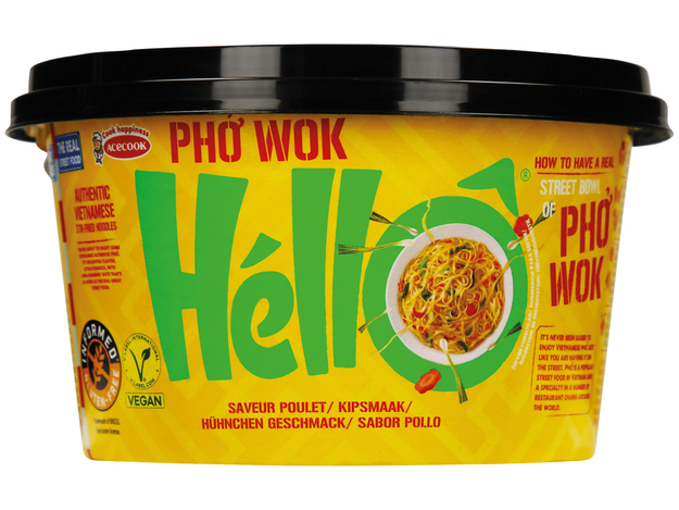 Instant-Nudeln Pho Wok Huhn