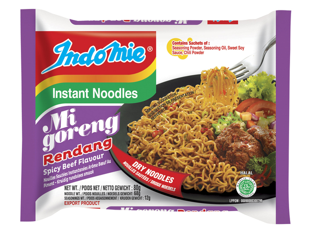 Instant Nudeln Mi Goreng Rendang