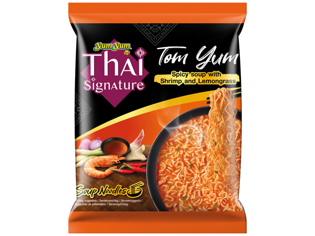 Instant Nudeln Thai Scharfe Suppe