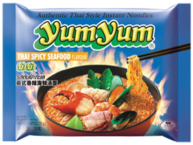 Instant Nudeln Scharfe Meeresfrüchte
