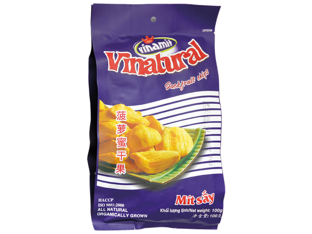 Jackfruchtsnack in Stücke