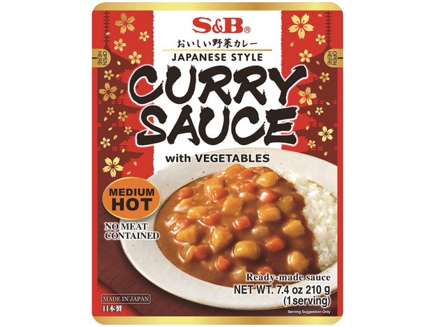 Currysauce mit Gemüse (Mittelscharf)