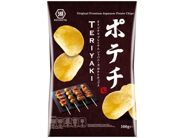 Kartoffelchips Teriyaki