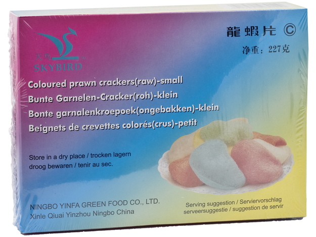 3-Farben Garnelenchips (Roh)