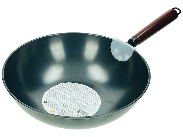 Wok mit Holzgriff (32 cm)