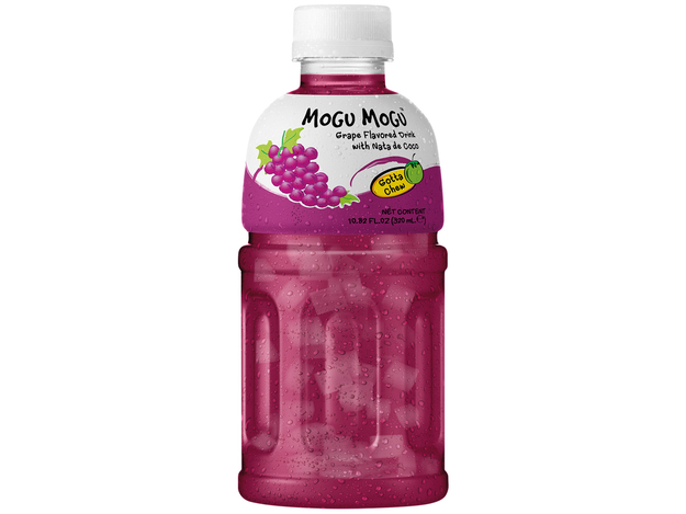 Traubengetränk mit Nata de Coco
