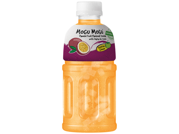 Passionsfruchtgetränk mit Nata de Coco