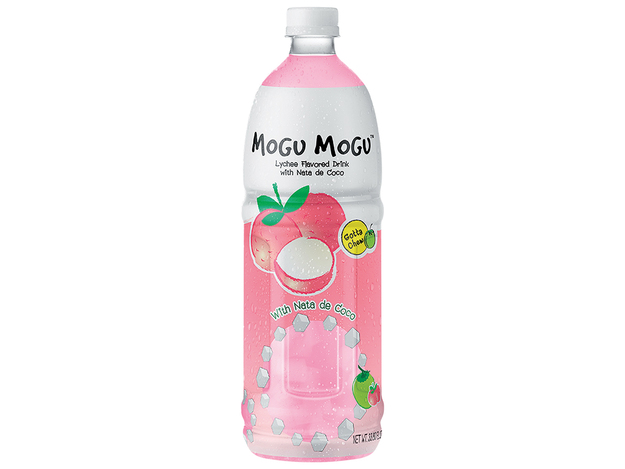 Litschigetränk mit Nata de Coco