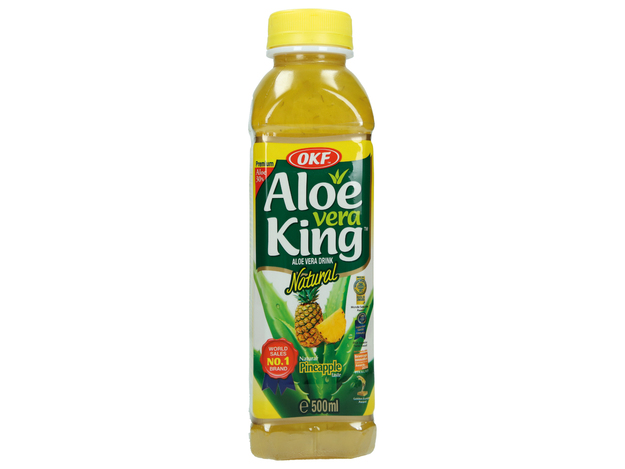 Aloe Veragetränk mit Ananas