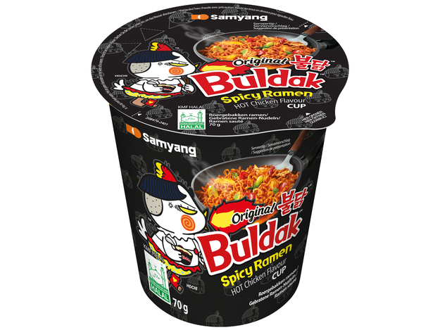 Instant Nudeln Scharfes Huhn