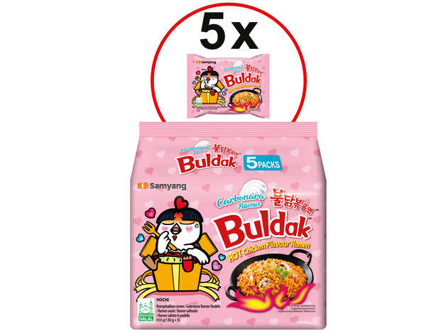 Instant-Nudeln Scharfes Huhn Carbo
