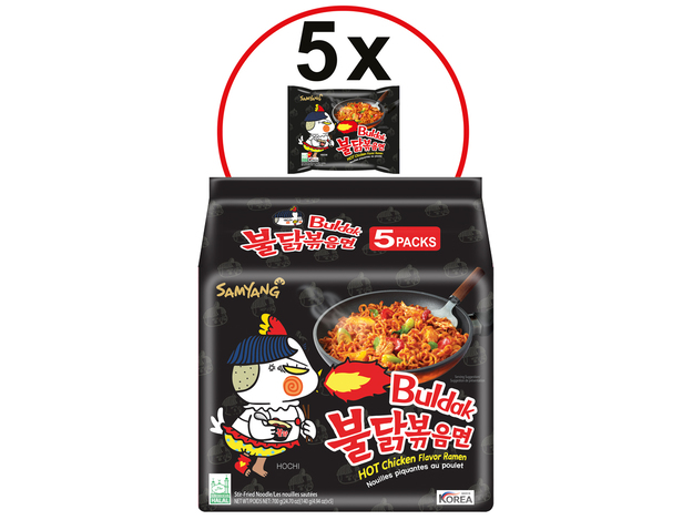 Instant Nudeln Scharfes Huhn