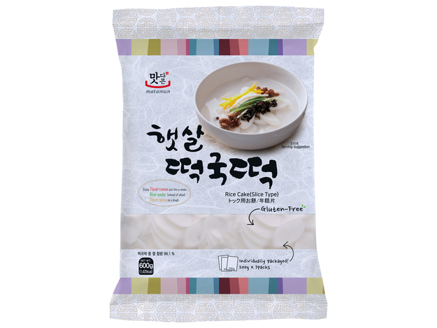 Reiskuchen Scheiben (Tteokguk Tteok)