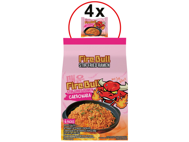 Instant-Nudeln Wok Rindfleisch Carbo