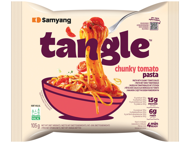 Tangle Pasta mit Tomatensauce