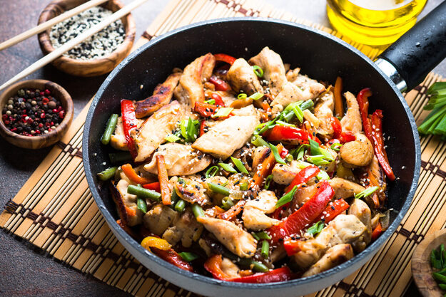 Sesam-Huhn