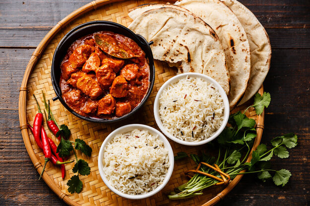Indisches Hühnerfleisch Tikka Masala