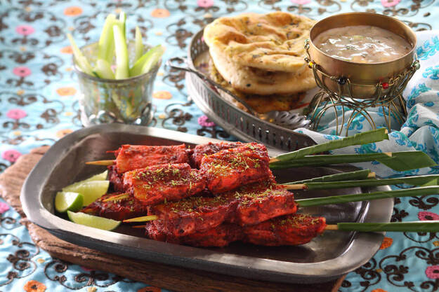 Tandoori-Fischspieße