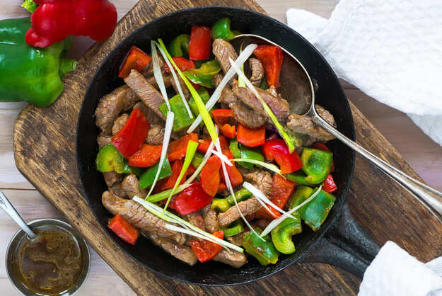Steak in Austernsauce