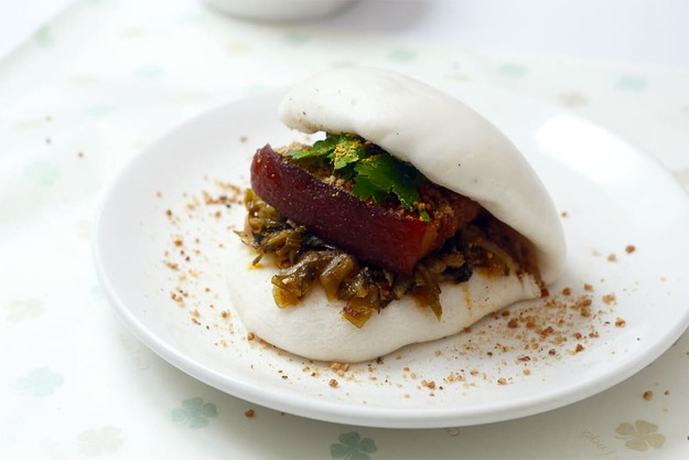 Gua Bao mit Schweinebauch