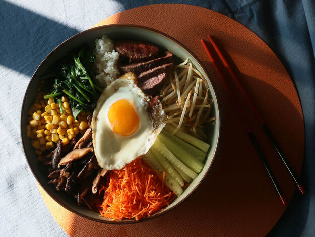 Rindfleisch Bibimbap