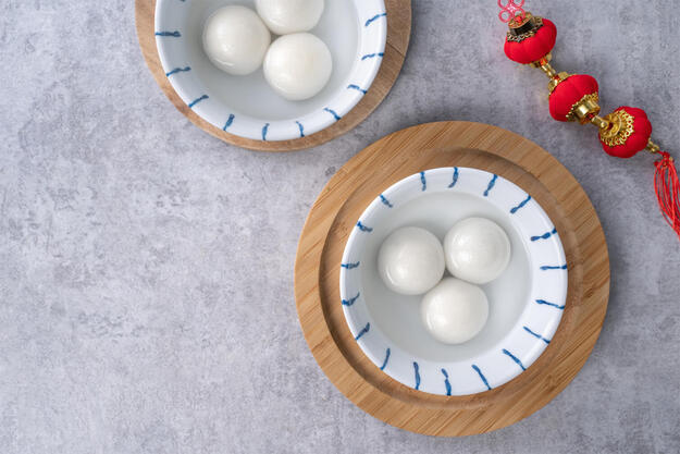 Tang Yuan (klebrige Reisbällchen)