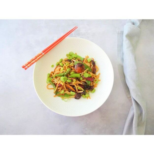 Vegetarische Lo Mein Nudeln